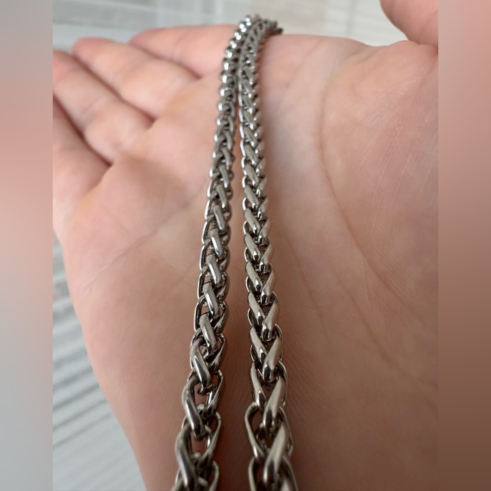 Silver Rose Pendant Necklace - Picture 4 of 13